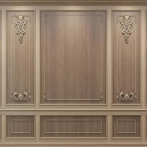 Carved solid wood molding classic - 2